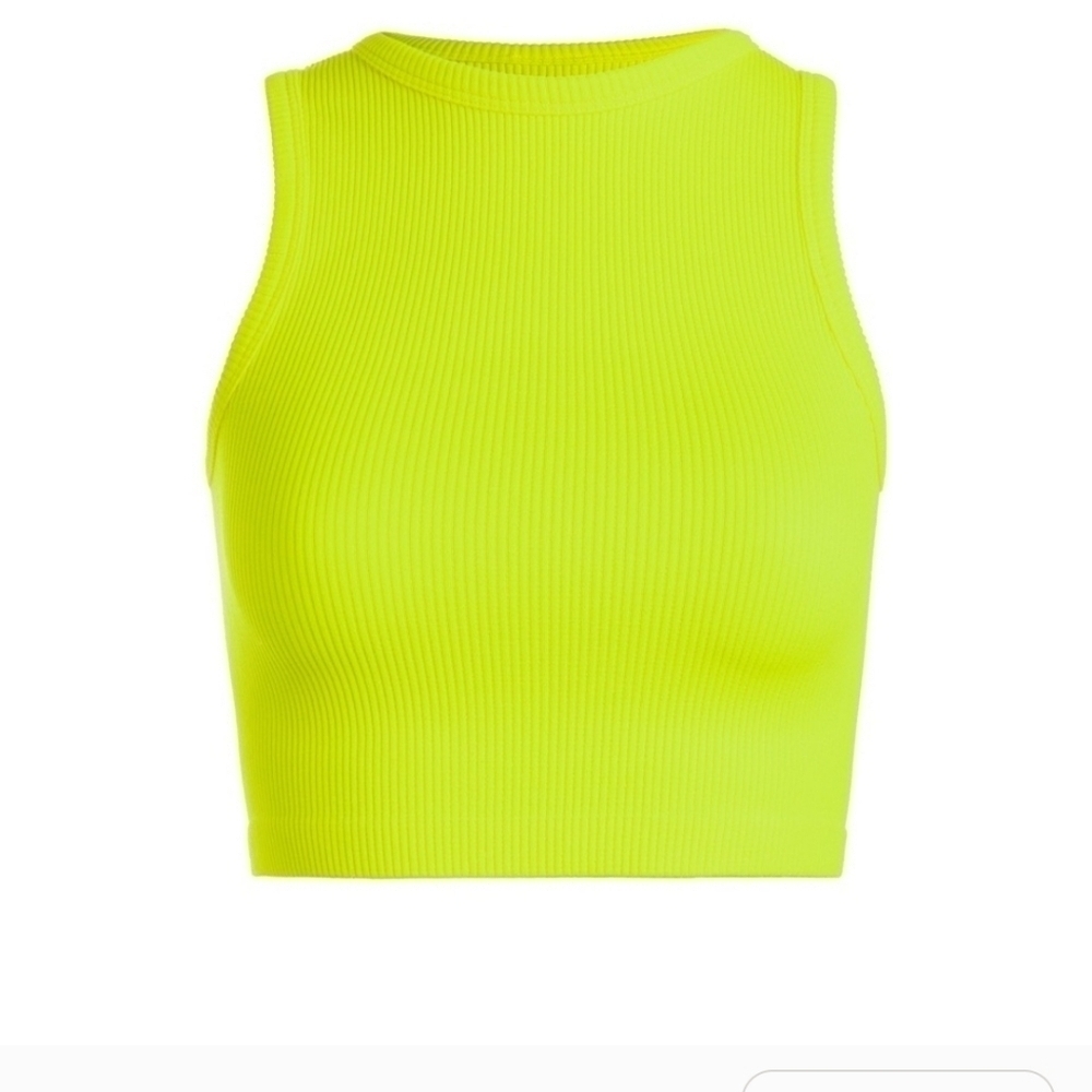 NWOT Lime Punch Seamless Crop